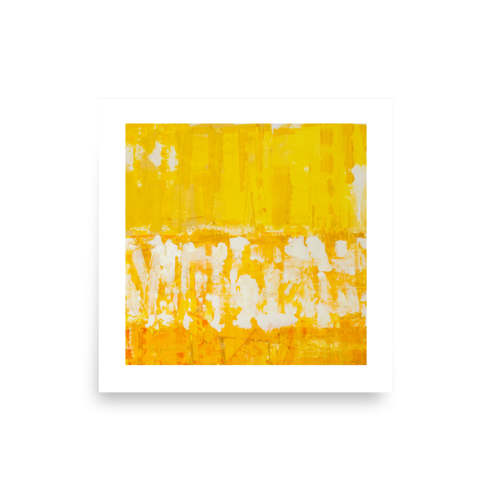 Small Yellow Photo paper poster