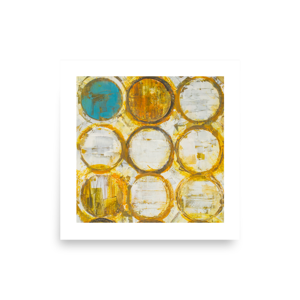 Circles Photo paper poster