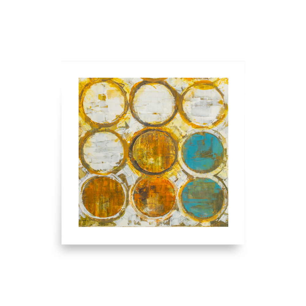 Circles Photo paper poster