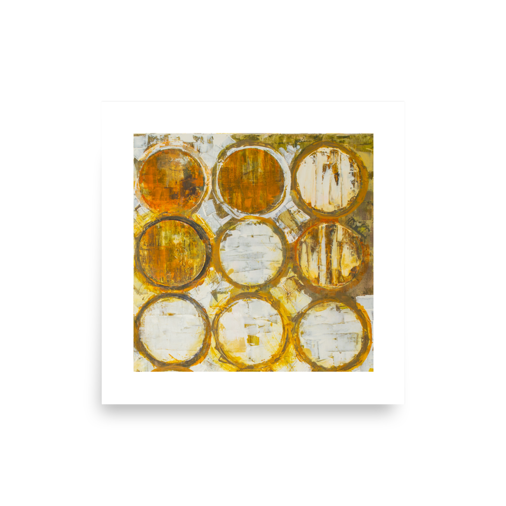 Circles Photo paper poster