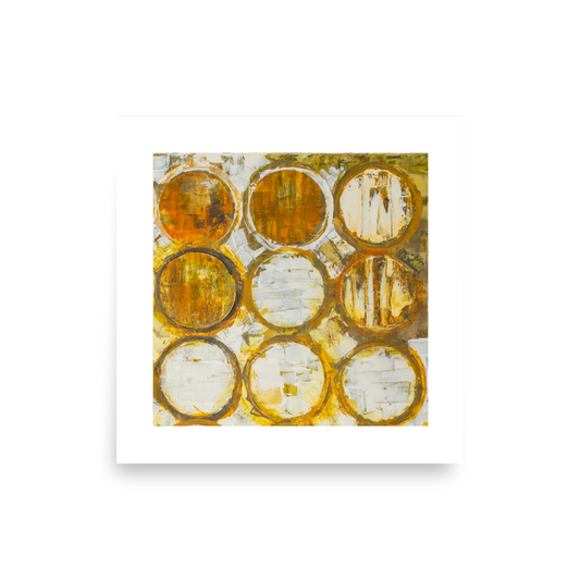 Circles Photo paper poster