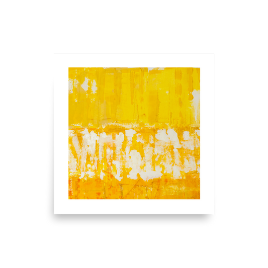 Small Yellow Photo paper poster