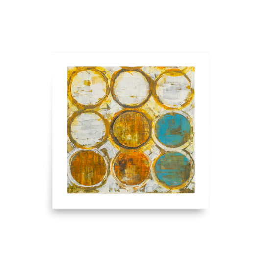 Circles Photo paper poster