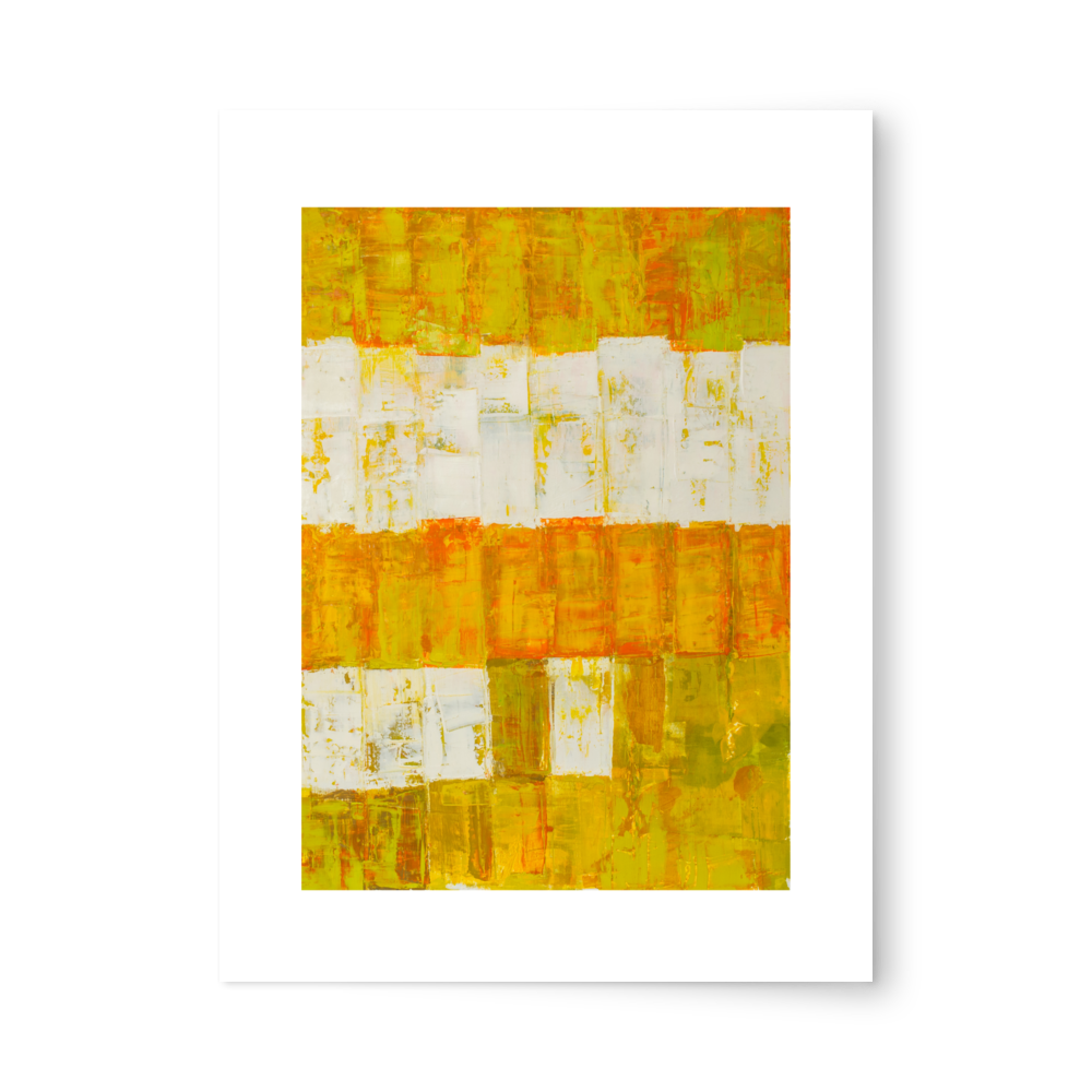 Yellow / Orange Photo paper poster