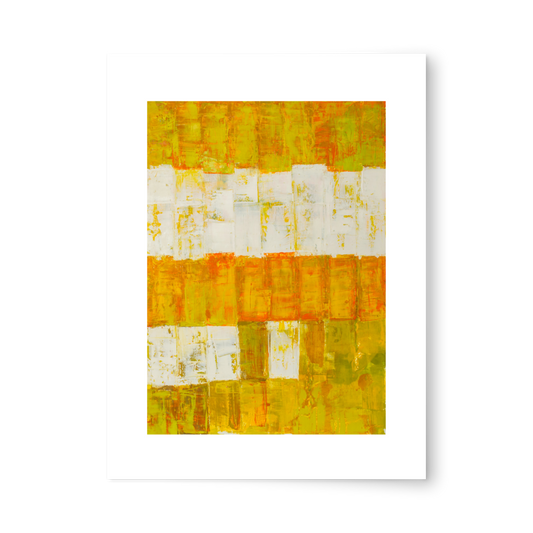 Yellow / Orange Photo paper poster