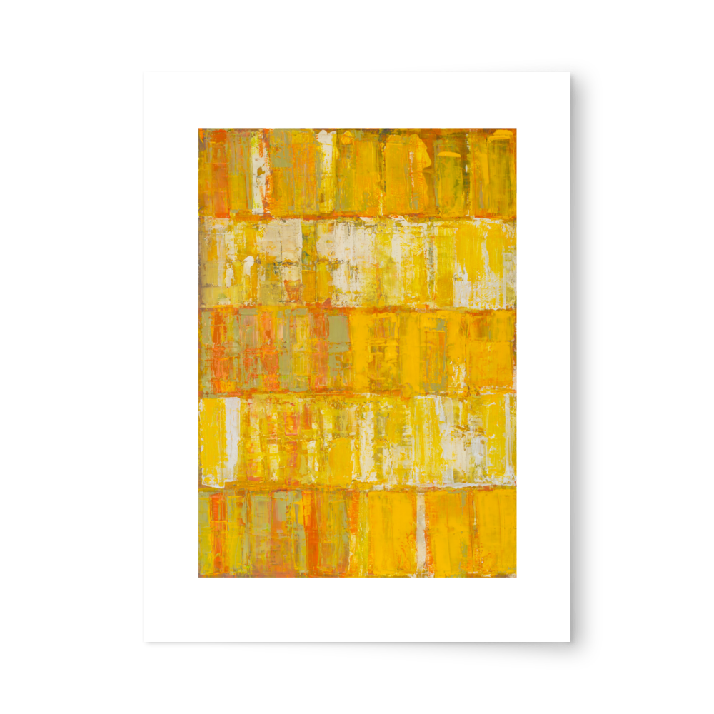 Gold / Green Photo paper poster